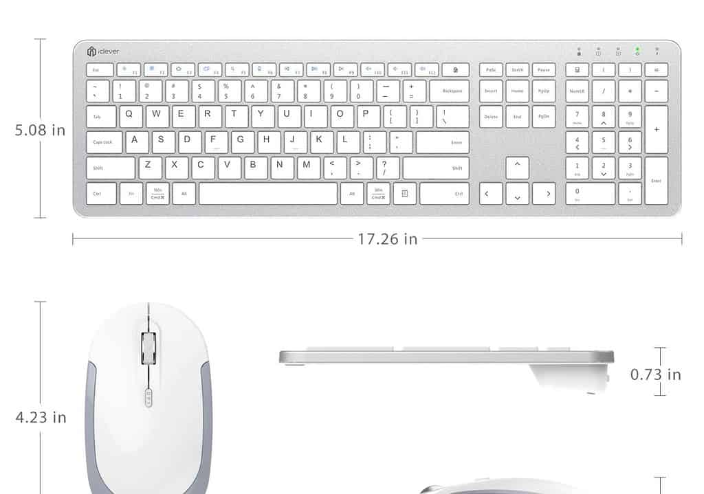 wireless mac keyboard and mouse combo